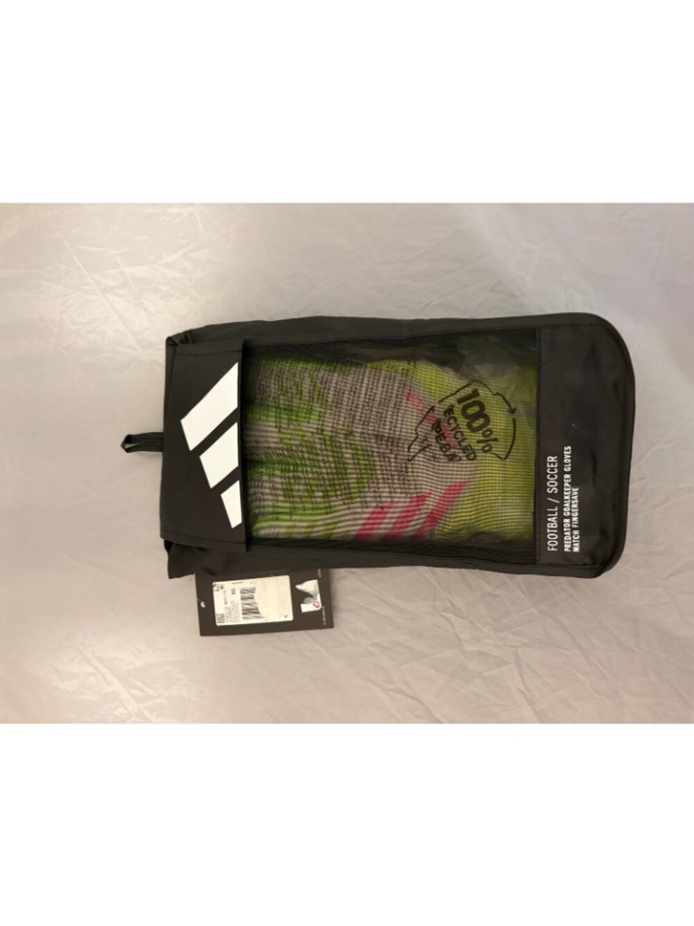 Adidas Predator GL MCS FS goalie gloves soccer yellow white pink sz 10 11 JH3803 - Picture 10 of 10